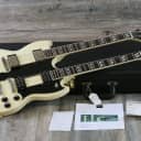 Hotel Cali Vibes! #49/50 Gibson Custom Shop EDS-1275 Don Felder Signed Aged Polaris White+Hard-Case