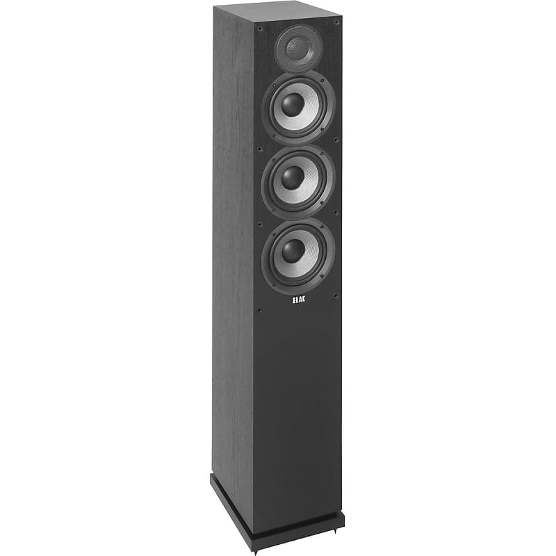 ELAC Debut 2.0 F5.2 Floorstanding Speaker, Black  			