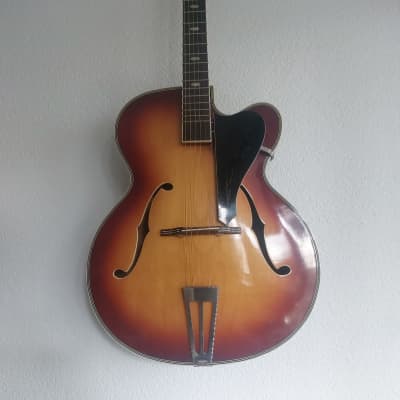 Musima German DDR Vintage Archtop Jazzguitar from 1962 image 24