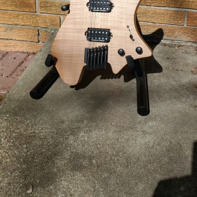 Aviator Guitars Predator 6 2018 Poplar Burl / Charcoal Burst 