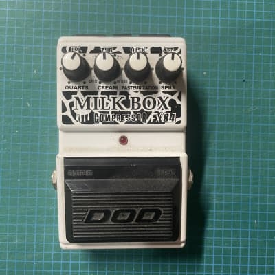 DOD Milk Box Compressor FX84 White 1990s | Reverb