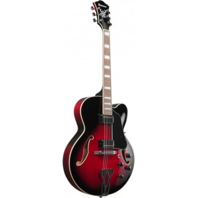 IBANEZ AF75-TRS Artcore Hollowbody E-Gitarre, transparent red burst for sale