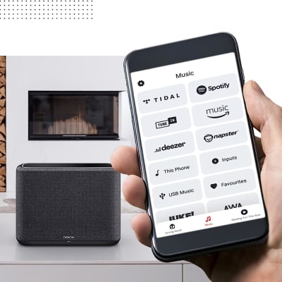 Denon Home 150 Wireless Speaker (2020 Model) | HEOS Built-in, AirPlay 2, and Bluetooth | Alexa Compatible | Compact Design | White (DENONHOME150WTE3) image 7