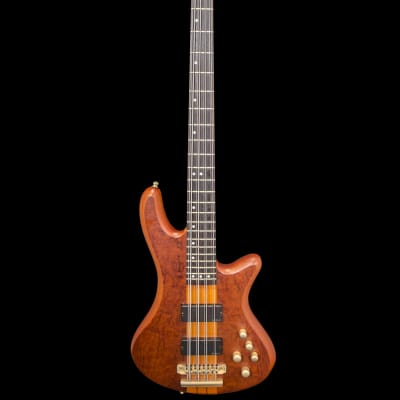 Schecter Studio 8 Active 8-String Bass Guitar 2010 Honey Satin w/ Hard Case image 2
