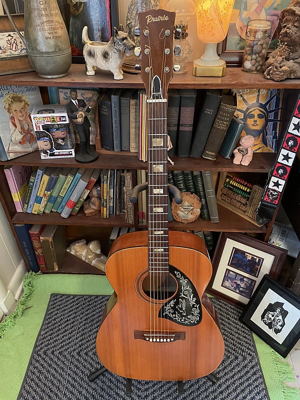 1970’s Made in Japan Prairie Hummingbird style acoustic guitar  - Natural wood image 1