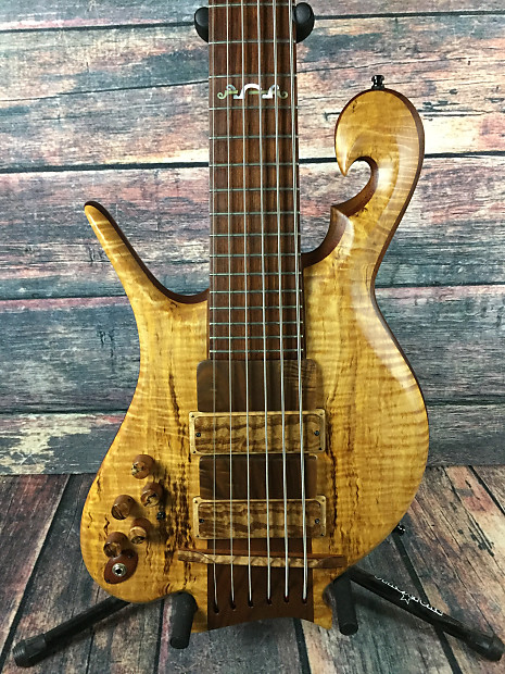 Left handed online six string bass
