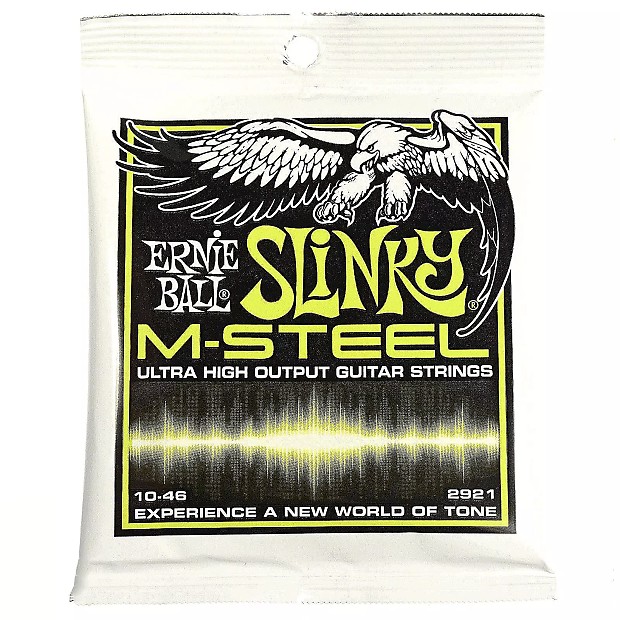 Ernie Ball 2921 M-Steel Regular Slinky Electric Guitar Strings imagen 1