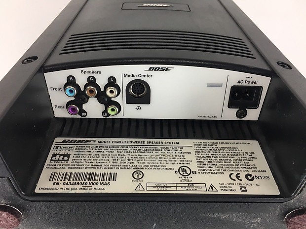 Bose PS48 III Subwoofer Dual Voltage 110V240V V30 V35 535