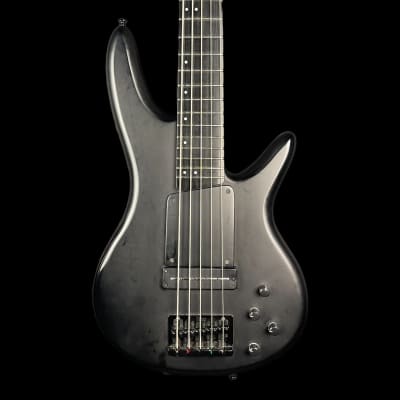 Ibanez GWB35 Gary Willis Signature 5 String Bass In Flat Black - Fretted w/Mods for sale