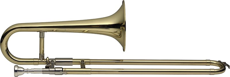 Stagg Bb Slide Trumpet Ml-Bore Body in Brass with Soft Case - LV-TR4905 image 1