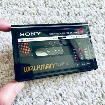 RARE] Sony WM F30 Walkman Cassette Player, Super Cool Black