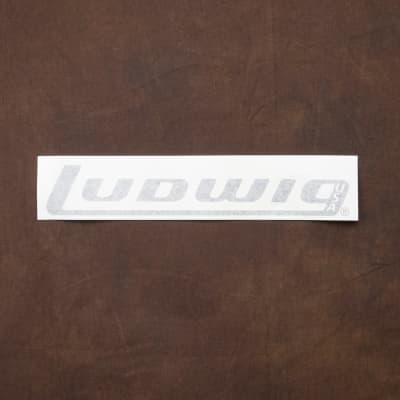 Ludwig P4064 Block Logo Decal