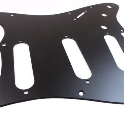 Matte Black Anodized Aluminum Pickguard, SSS, Fits 11 hole Mexican and American Fender Strat image 5