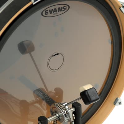 Evans EQ Single Pedal Patch, Clear Plastic image 2