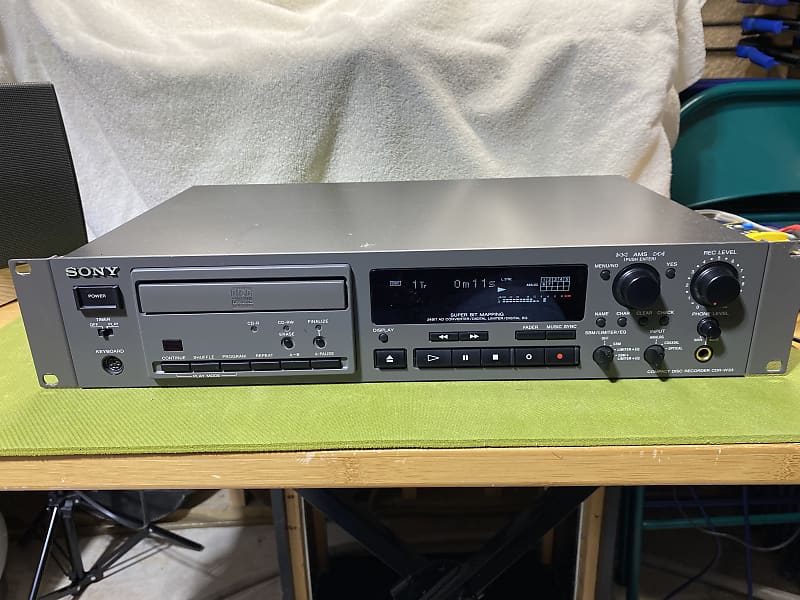 Sony CDRW33 Professional Studio CD Recorder w/Manual, Reverb