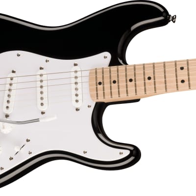 SQUIER - Squier Sonic Stratocaster  Maple Fingerboard  White Pickguard  Black - 0373152506 image 4