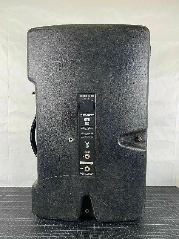 Electro Voice EV Tapco Model 100S① Electro Voice EV Tapco Model 100s Stage Monitor Speaker Pair