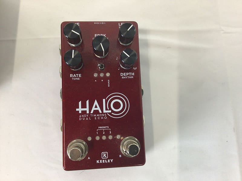 Keeley Limited Edition Halo Andy Timmons Dual Echo Pedal Overcast