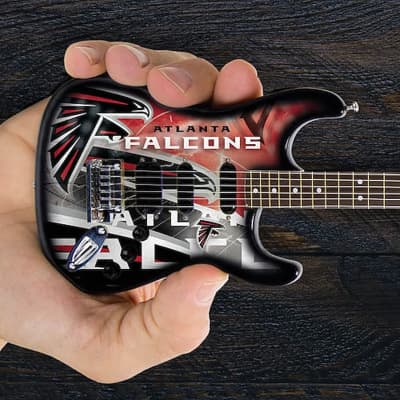 Atlanta Falcons 10" Collectible Mini Guitar image 2