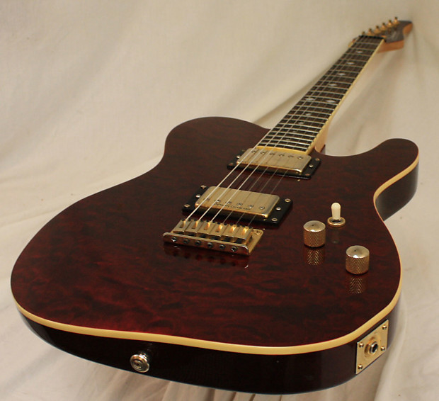 Schecter PT Elite Diamond Series 2000 Transparent Red | Reverb