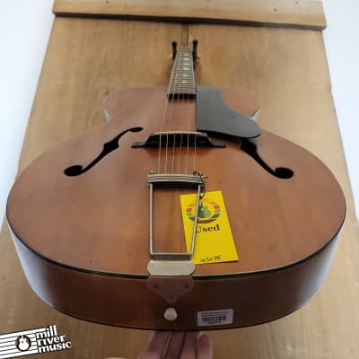 Kay USA Vintage Archtop Acoustic Guitar 1940s image 9