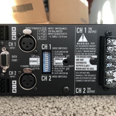 QSC CX302V 2-Ch Power Amp Rack - 70/120V image 6