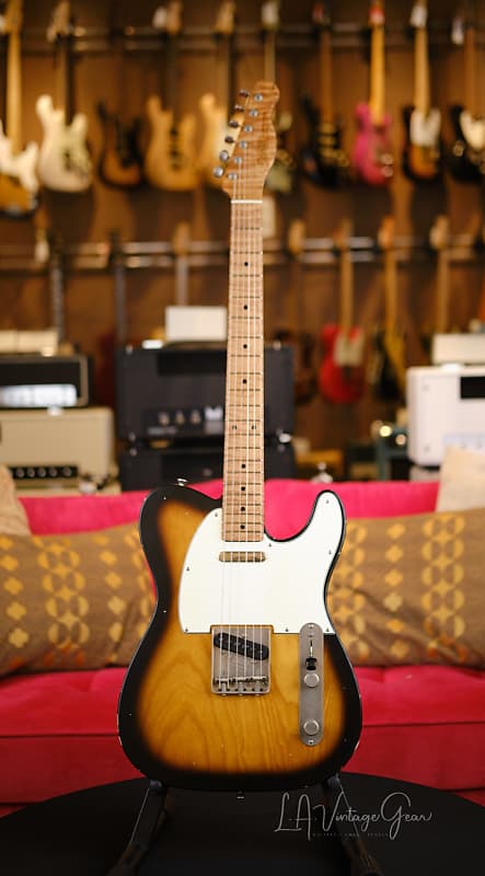 Xotic XTC-1 T-Style Electic Guitar - Medium Relic'd in a 2 Tone Sunburst  Finish - New Build (#3068)! image 1