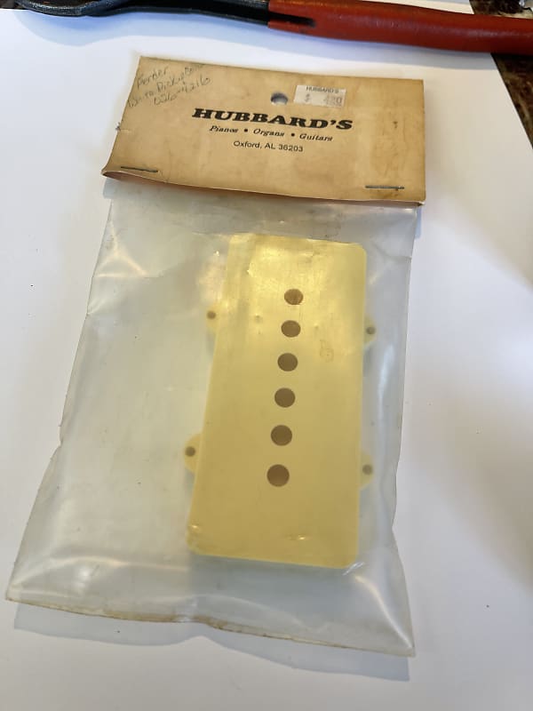 Fender Jaguar Jazzmaster pick up cover NOS faded yellow Reverb