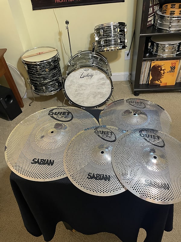 Sabian Quiet Tone Cymbals SET of 2 Hihats 13 inch, 14 inch Reverb