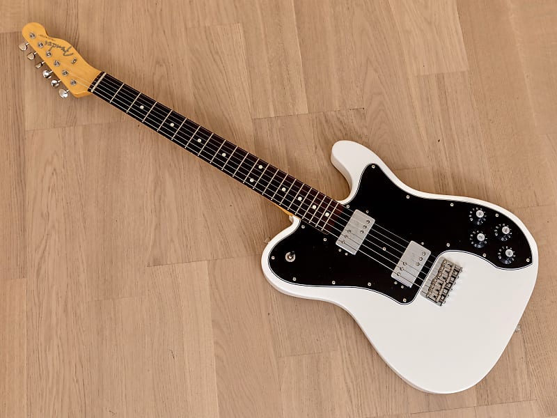 2019 Fender Hybrid Telecaster Deluxe Olympic White Mint