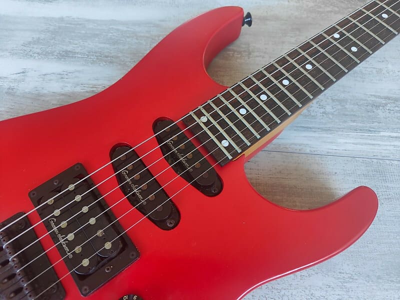 Grover Jackson GJ-40 Dinky Type ジャクソン 2001 Grover Jackson Japan DK-40 HSS Dinky (Fiesta Red) | Reverb