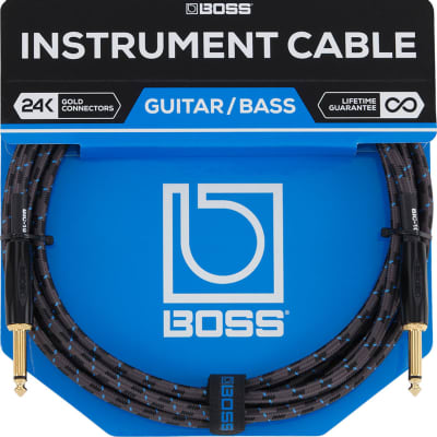 Boss Instrument Cable - 15' Black