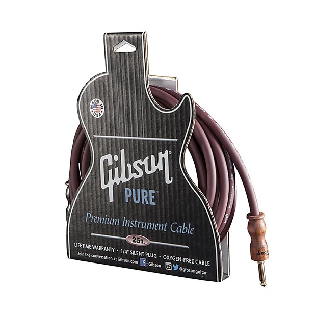 Gibson CAB25-CH 1/4" TS Instrument Cable - 25' Bild 1