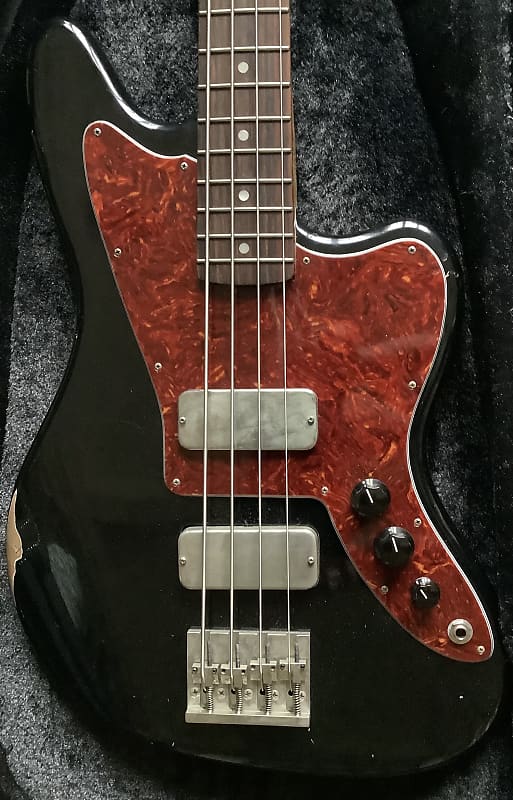 Fano JM4 Standard Black (Relic’d) with Tortoise Pick Guard