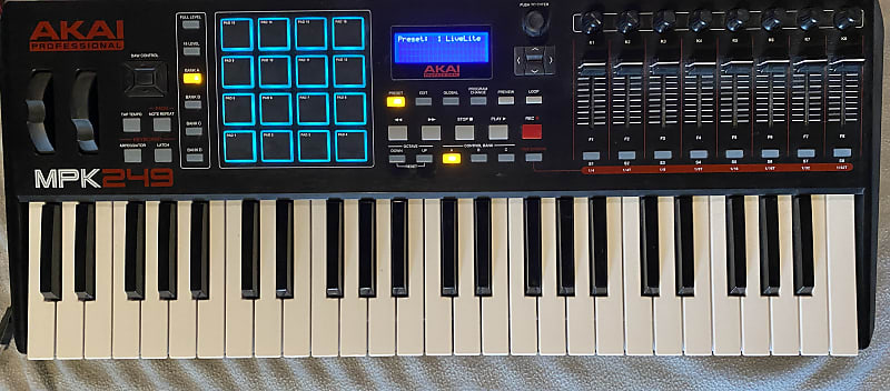 Akai MPK49 MIDI/USB Keyboard Controller | Reverb