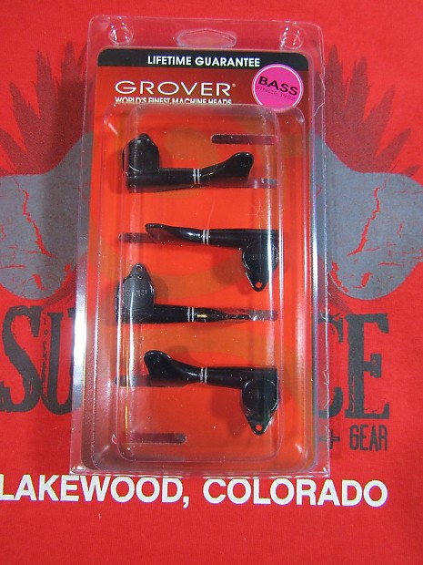Grover 144BCL4 Mini Left Handed Bass Tuning Machines image 1