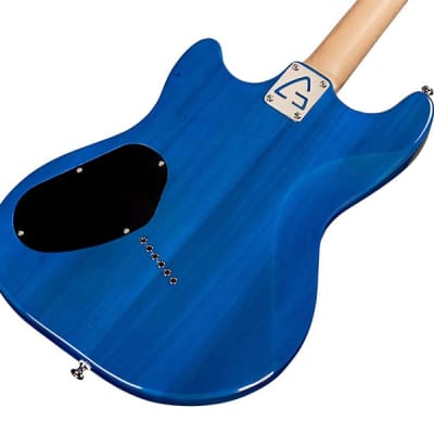 Guild Surfliner Catalina Blue 6-String Solid Body Electric Guitar with Maple Fingerboard, Mint image 7