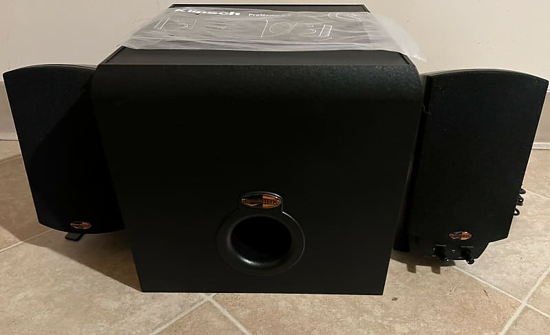 Klipsch ProMedia Black 2.1 THX Computer Speaker System open box