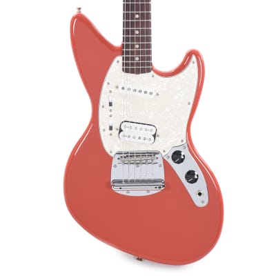 Fender Artist Kurt Cobain Jag-Stang Fiesta Red image 1