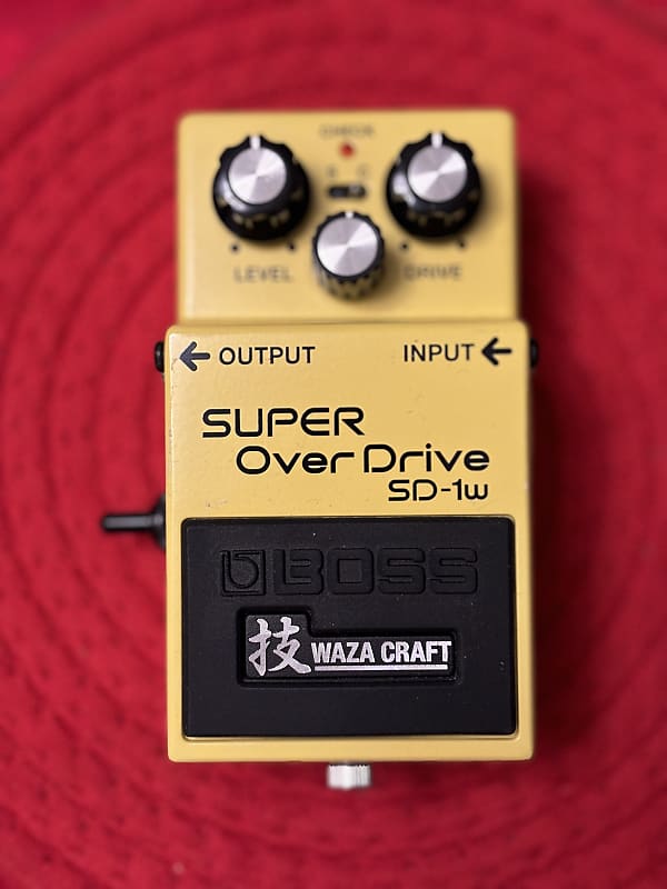 Boss SD-1W Super OverDrive Waza Craft 2015 - Present - Yellow | Reverb