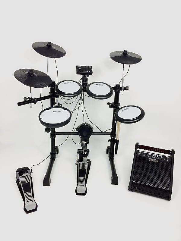 Aroma ALLMESH 5+3 ELECTRONIC DRUMS WITH DUAL ZONE SNARE Reverb UK