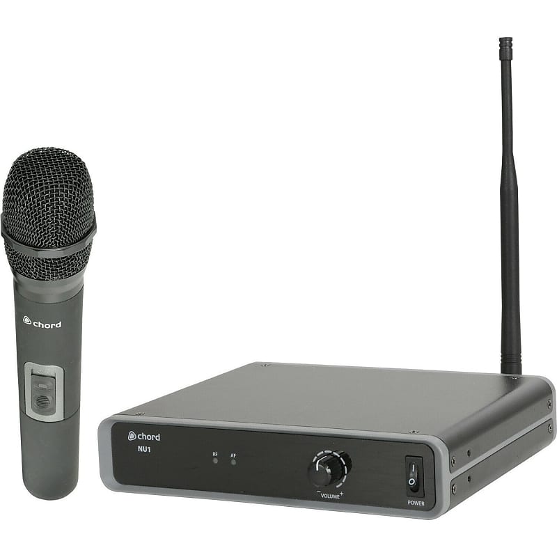 Chord NU1H UHF Wireless Handheld Microphone System,Licence Reverb