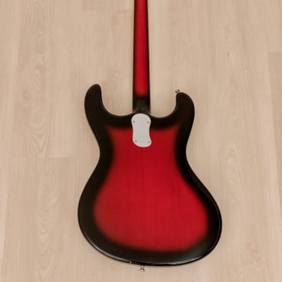 2000s Mosrite USA Ventures Model Mark I 1964 Vintage Reissue Red Sunburst w/ Vibramute, Fillmore image 3