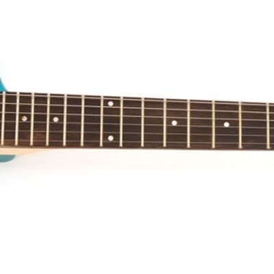 Hofner Shorty Travel Electric Guitar - Blue image 3