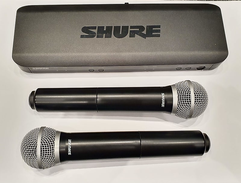 Shure BLX288 PG58 Dual Wireless Handheld System Reverb UK