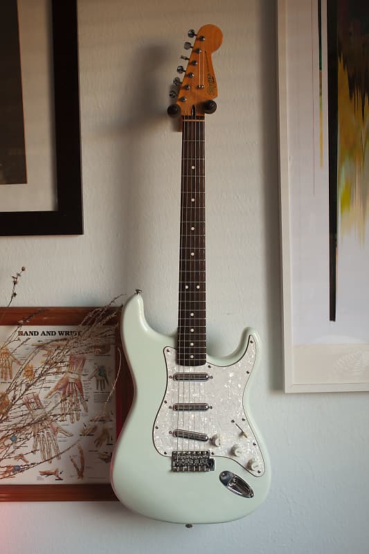 Squier VM Surf Stratocaster Surf Green | Reverb