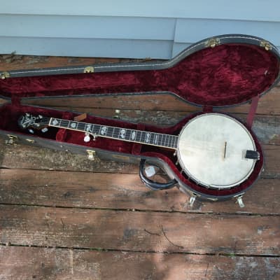 Wildwood Heirloom Open Back Banjo Tubaphone Tone ring Flamed Maple neck Engraved Inlays Old Time image 19