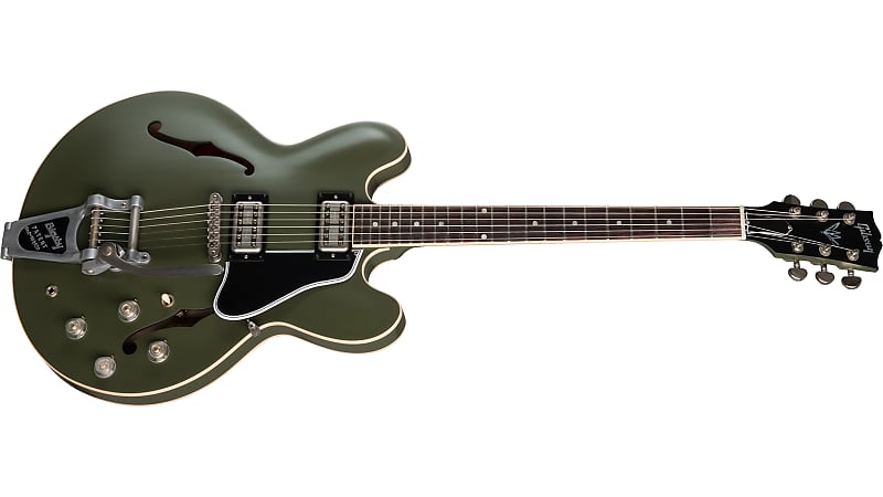 日本最大のブランド Tribute Cornell Chris Gibson ES-335, w Green Drab Olive ギター