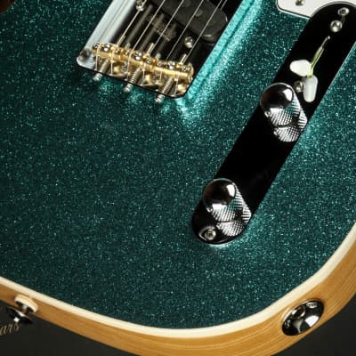 Suhr Eddie's Guitars Exclusive Custom Classic T Roasted - Aqua Sparkle image 18