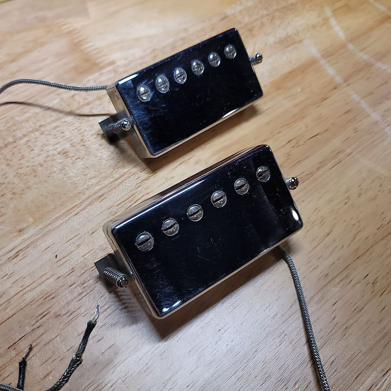 Gibson 496R & 500T Humbucker Pickup Set - Chrome